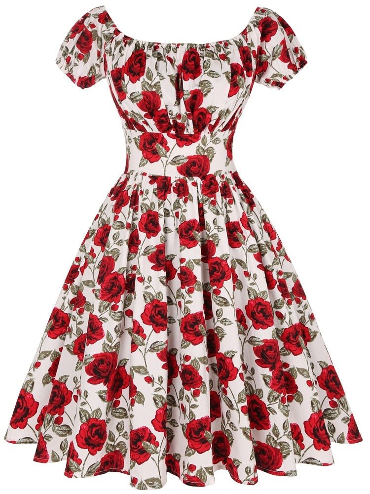 Rockabilly Women Swing Dress, Party Dresses- 50s 60s